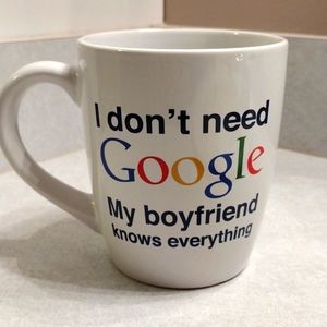 Home Essentials coffee mug.